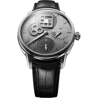 Replica Maurice Lacroix Watch Masterpiece Roue Carrée Régulateur Steel MP7148-SS001-900